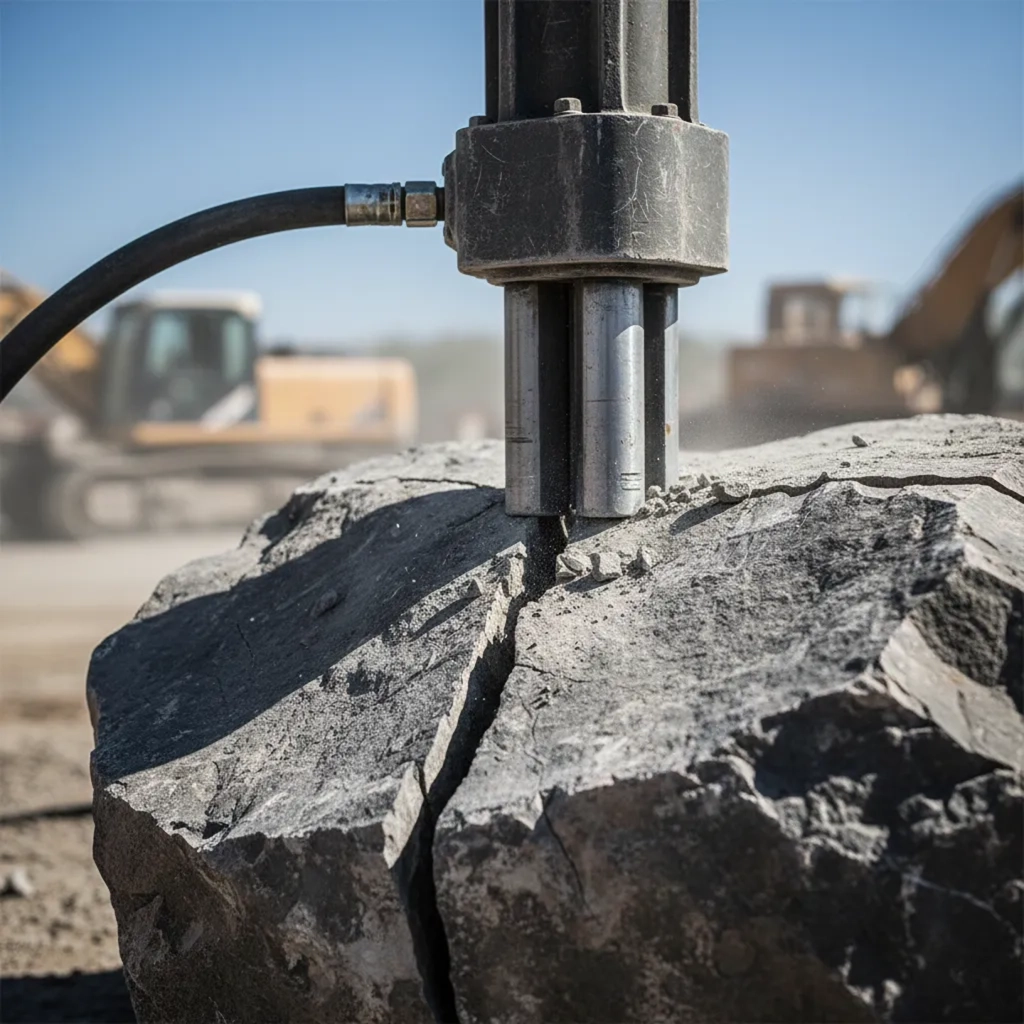 Divisor Hidráulico de Roca